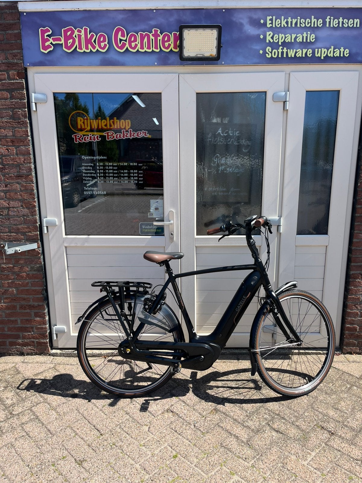 In zeer nette staat gazelle Grenoble c8 h 61 400 wh accu, Fietsen en Brommers, Fietsen | Dames | Damesfietsen, Ophalen, Velgrem