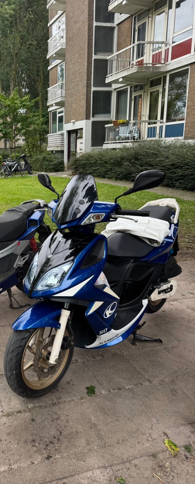 Kymco Super 8 50cc – In ongelooflijk mooie en nette staat!, Ophalen, Maximaal 45 km/u, Zo goed als nieuw, Benzine