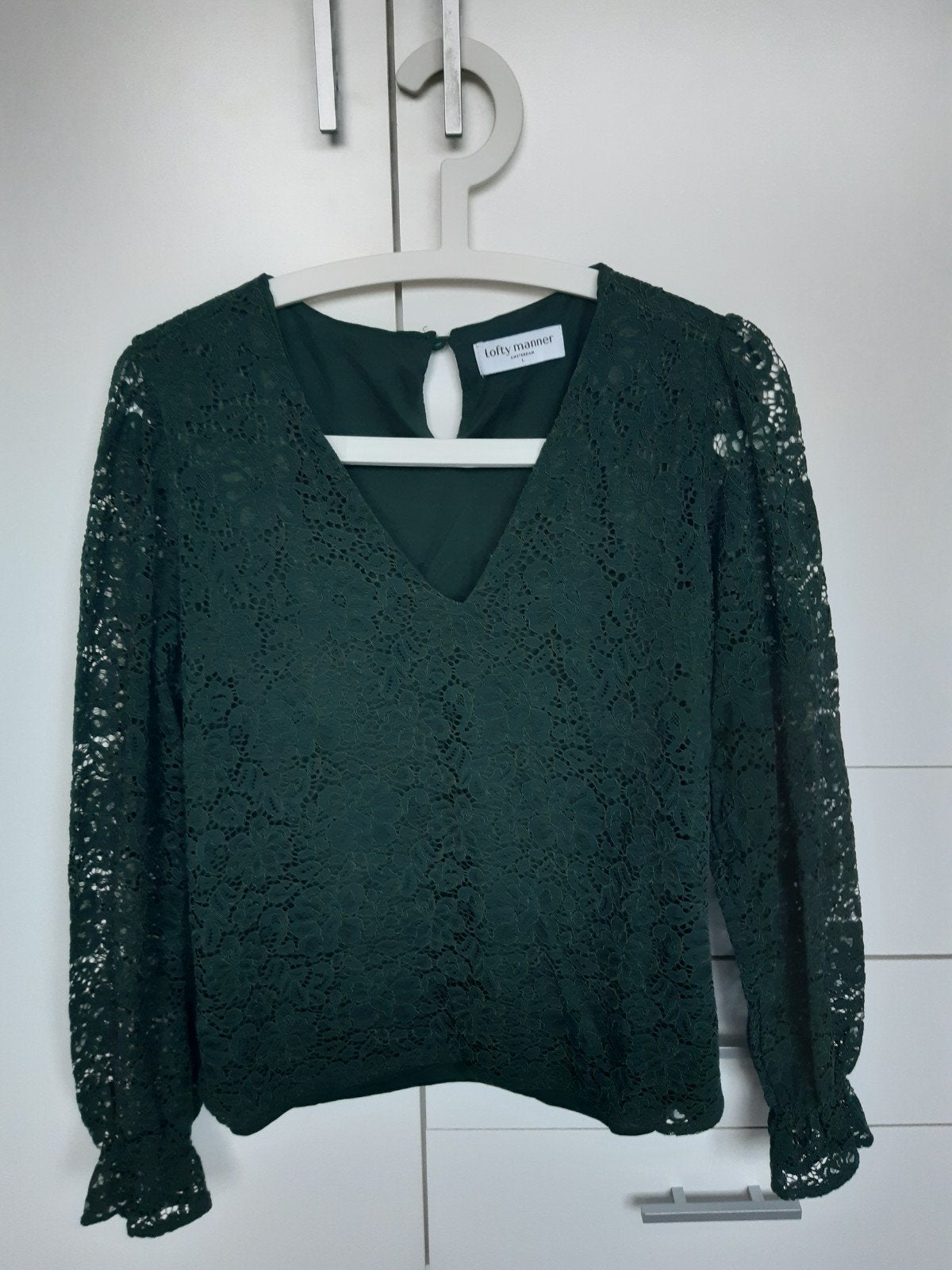 Blouse van Lofty Manner, Ophalen of Verzenden, Zo goed als nieuw, Maat 38/40 (M), Groen