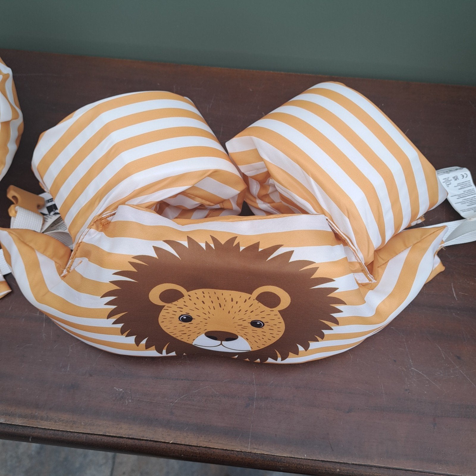 Leuke zwembandjes met leeuwenprint - Zo goed als nieuw!, Kinderen en Baby's, Ophalen of Verzenden, Zo goed als nieuw