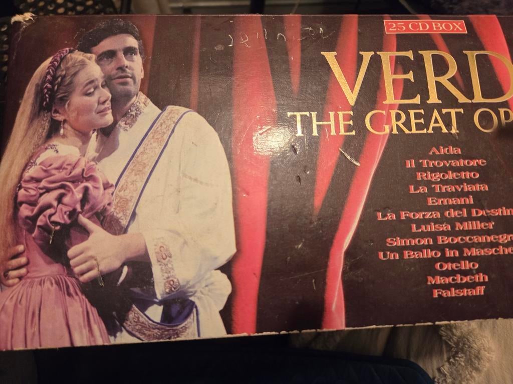 Verdi The Great Operas - 25 CD Box, Ophalen of Verzenden