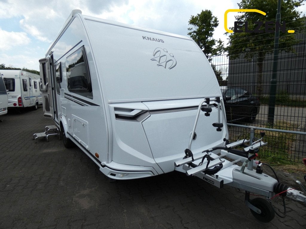 Knaus Sudwind 60 Years 500 EU mover, luifel, fietsendr., Caravans en Kamperen, Caravans, Standaardzit, Bedrijf, 5 tot 6 meter