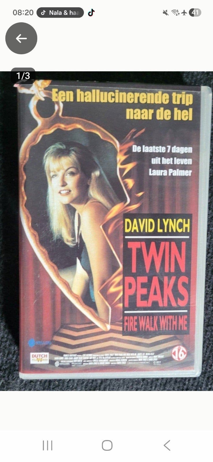 Nieuwe, ongeopende VHS: Twin Peaks: Fire Walk With Me, Nederlands ondertiteld, Engels, Vanaf 16 jaar, Nieuw in verpakking