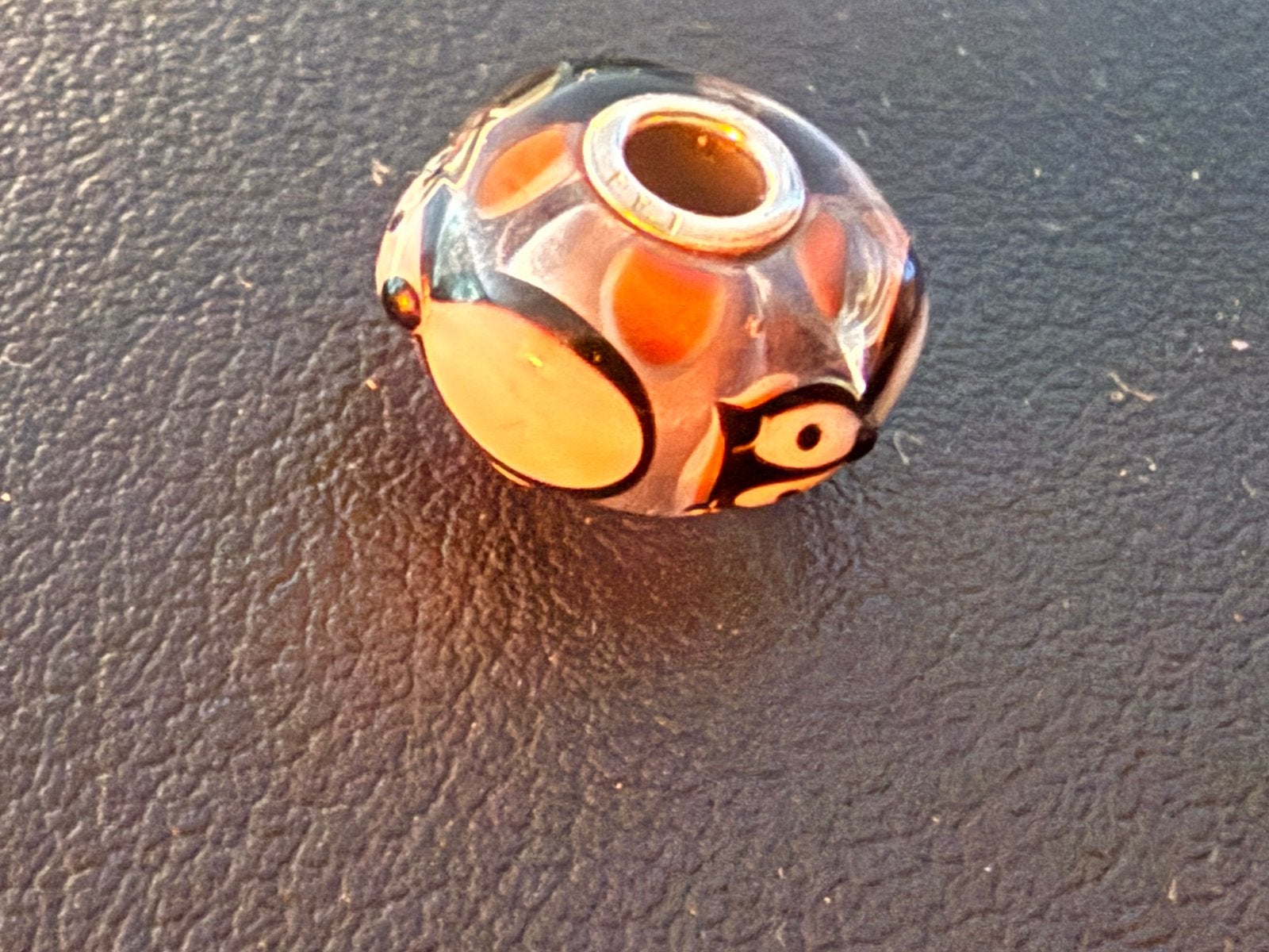 Trollbeads bedel - Uniek design, Glas of Kristal, Ophalen of Verzenden, Zo goed als nieuw, Trollbeads