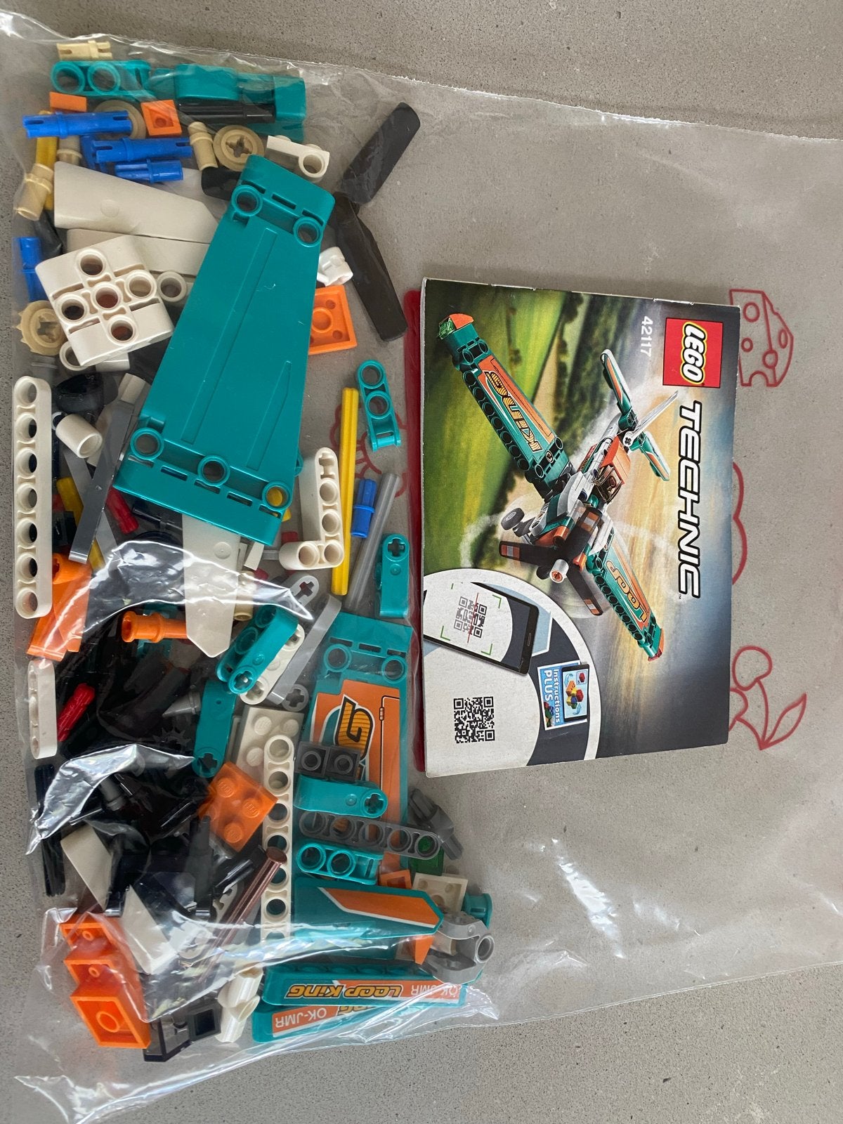 LEGO Technic 42117 Racevliegtuig - Zo goed als nieuw, Ophalen of Verzenden, Zo goed als nieuw, Overige merken
