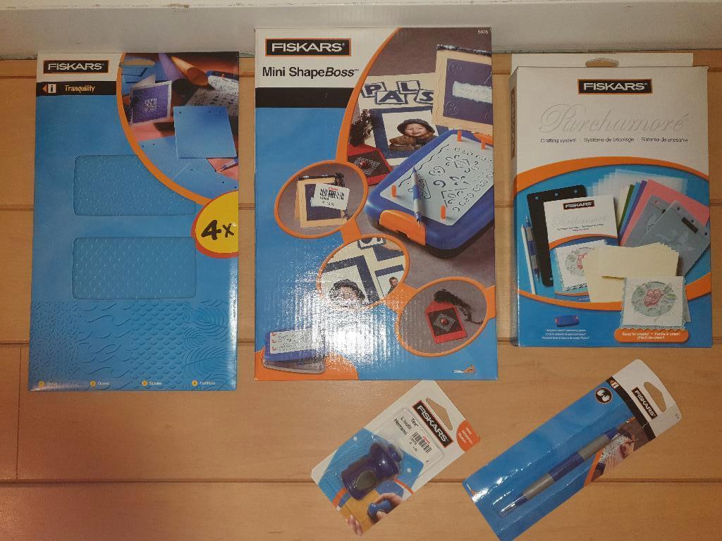 Fiskars Mini ShapeBoss, embossing apparaat extra mallen, Ophalen of Verzenden, Nieuw, Gereedschap of Toebehoren
