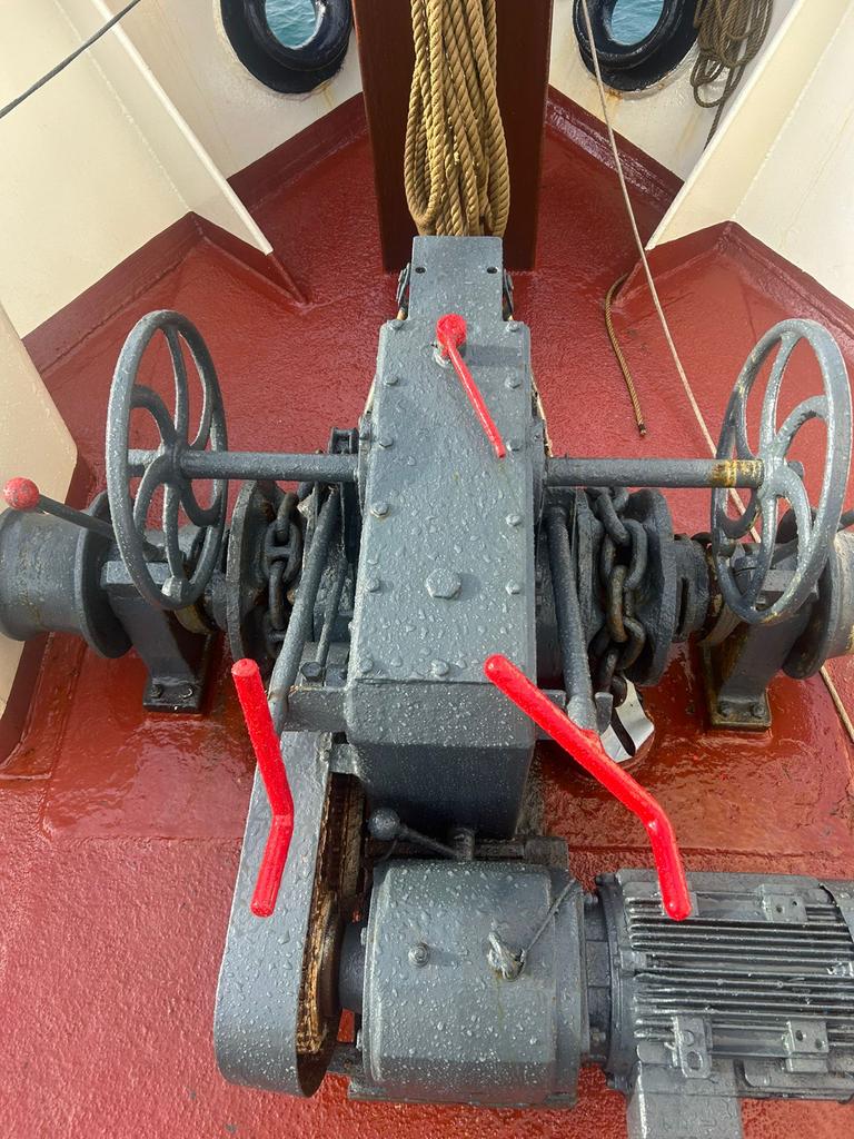 Robuuste Ankerlier voor uw boot met anker keting 130 meter, Ophalen of Verzenden, Gebruikt, Overige typen