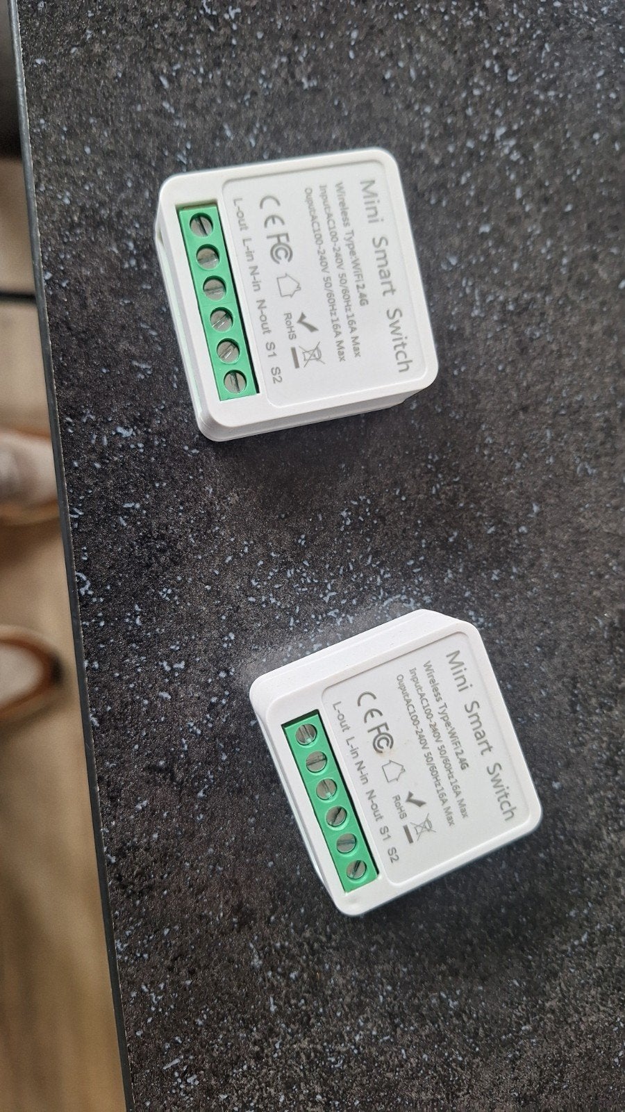 6x Mini Smart Switch WiFi 2.4G 16A Max, Ophalen of Verzenden, Nieuw, Overige merken, Schakelaar