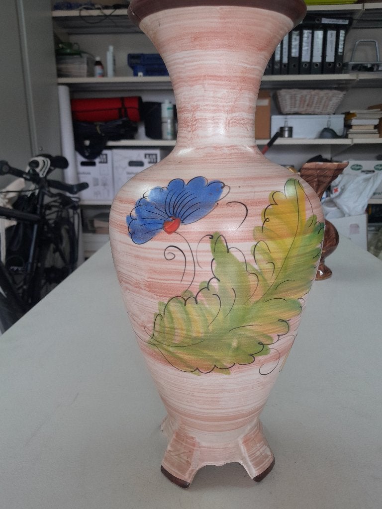 Vintage Hubert Bequet Quaregnon vaas, Ophalen of Verzenden