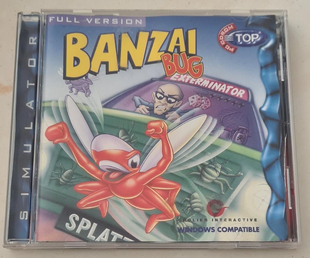 Banzai Bug PC Game, 1 speler, Ophalen of Verzenden, Zo goed als nieuw, Vanaf 12 jaar