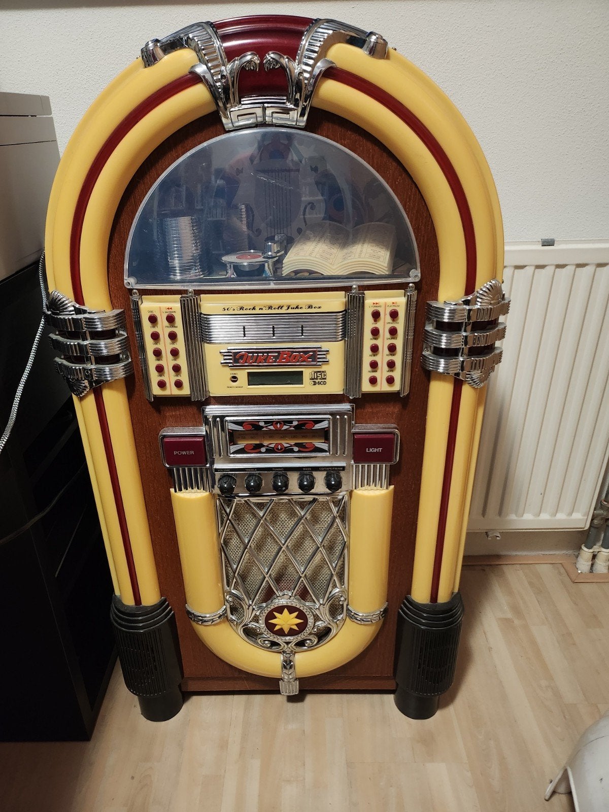 Prachtige Rock Ola Jukebox CD Retro Stijl met Afstandsbedien ...