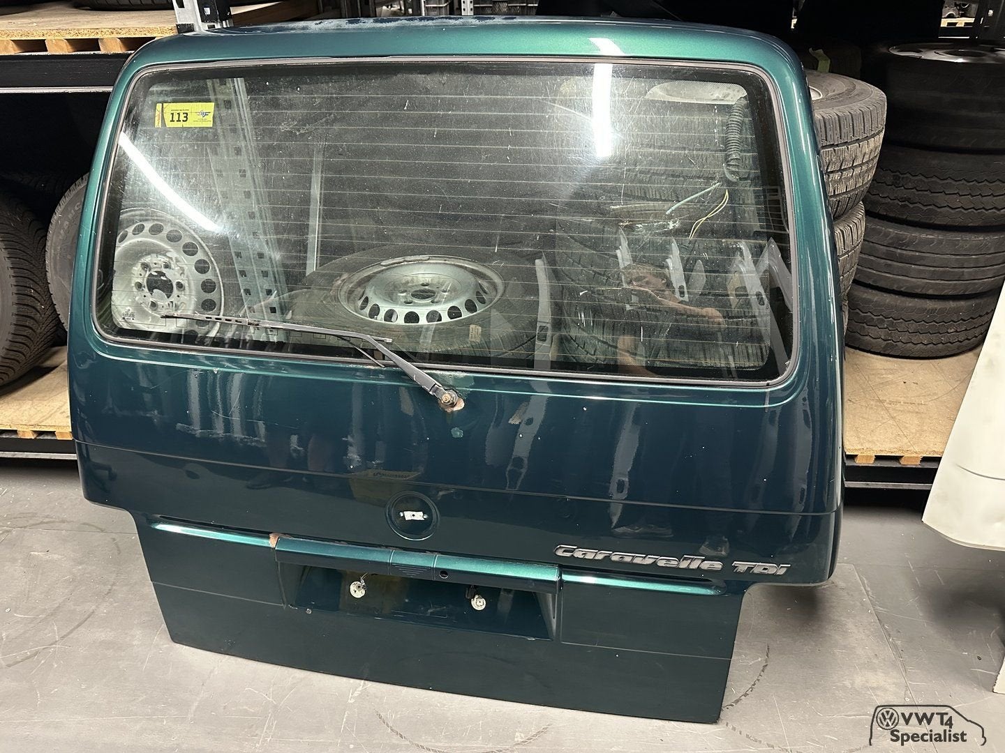 Volkswagen Transporter VW T4 achterklep groen, Ophalen, Gebruikt, Volkswagen, -