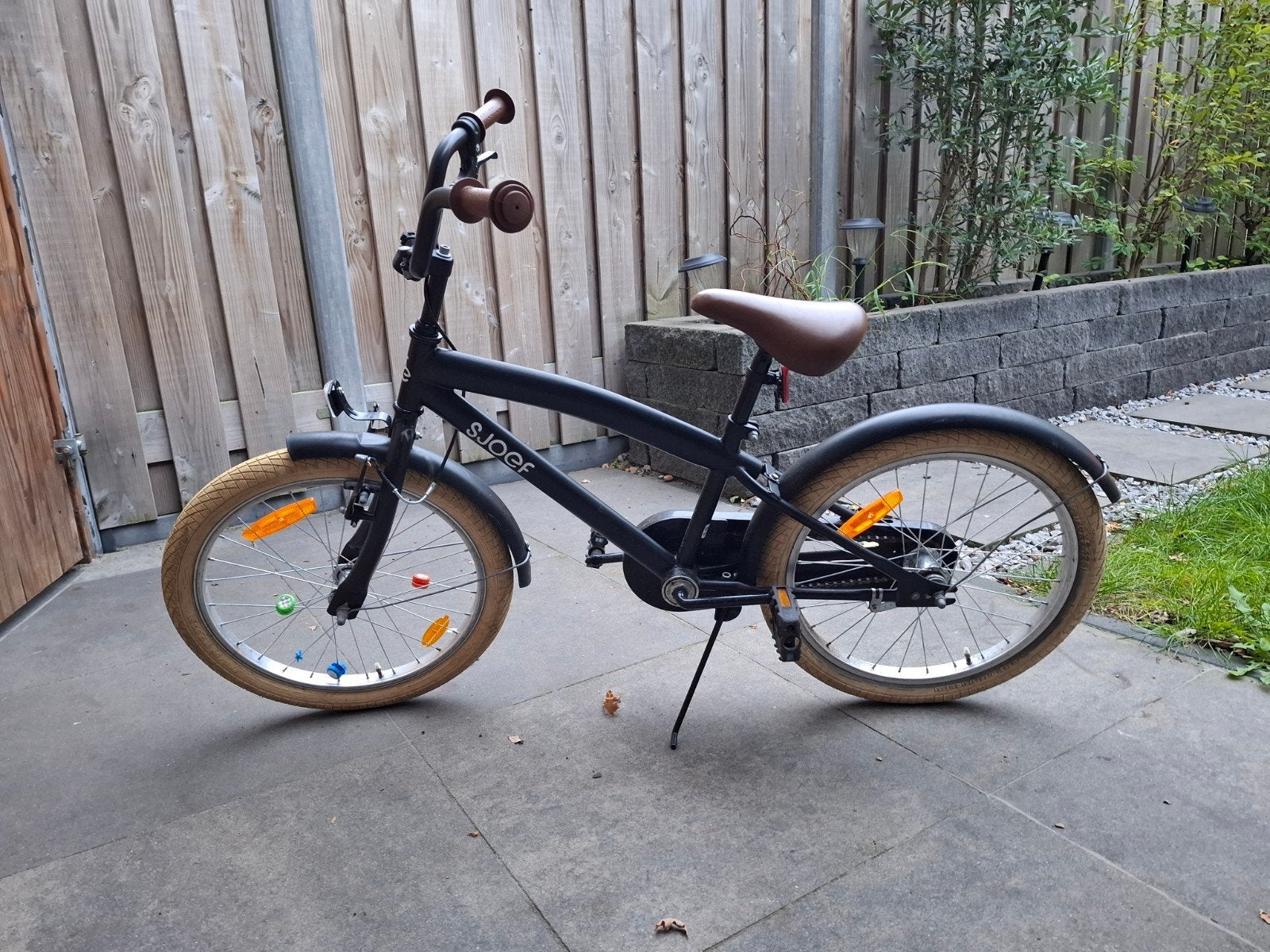 Sjoef kinderfiets 20 inch - Zo goed als nieuw, Ophalen, Terugtraprem, 16 tot 20 inch, Zo goed als nieuw