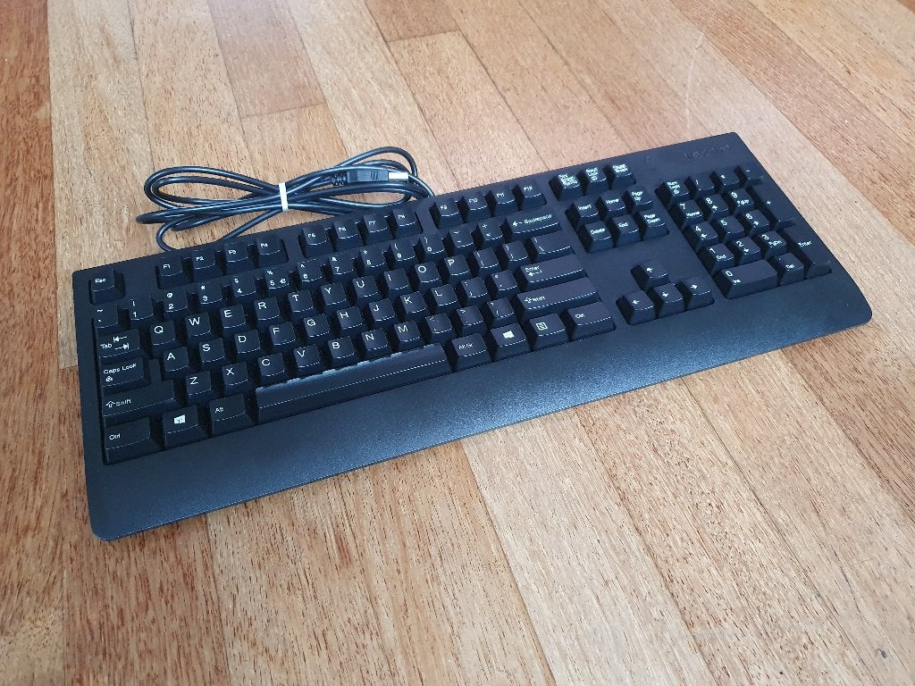 Lenovo USB toetsenbord, Computers en Software, Ophalen of Verzenden, Zo goed als nieuw, Qwerty, Bedraad