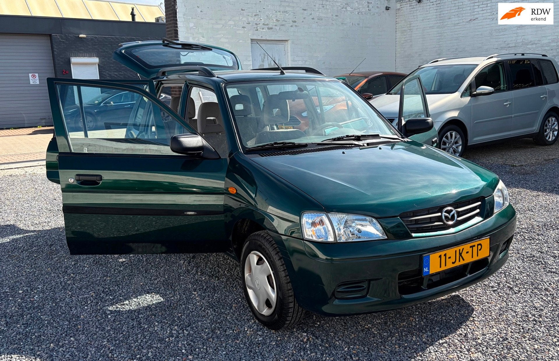 Mazda Demio 1.3 Comfort | 5 Deurs | APK tot 09-2027, Auto's, Voorwielaandrijving, Bedrijf, Handgeschakeld, Grijs
