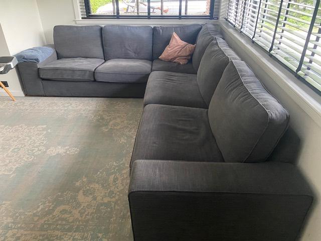 Gratis. ikea bank, Ophalen, Gebruikt, Hoekbank, 75 tot 100 cm