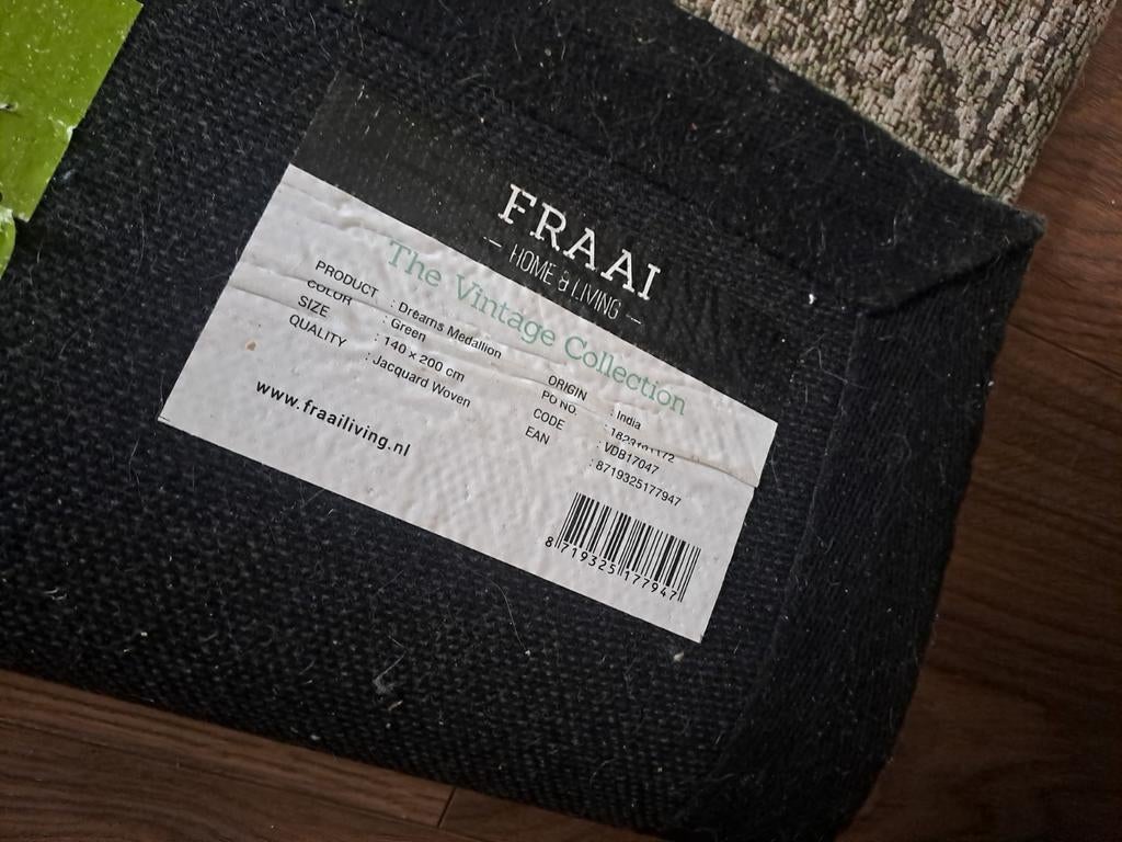 mooie vintage vloerkleed van fraai, Ophalen, Zo goed als nieuw, Rechthoekig, 200 cm of meer