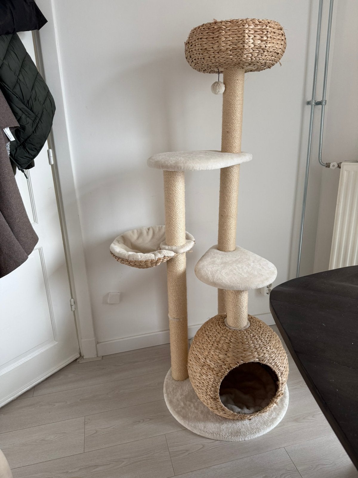 Kattenhuis krabpaal, Dieren en Toebehoren, Ophalen of Verzenden, Zo goed als nieuw, Krabpaal