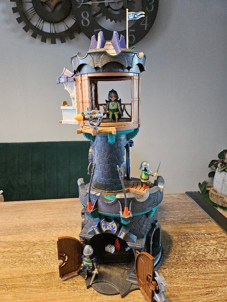 PLAYMOBIL Groene Drakenridders toren, Ophalen of Verzenden, Gebruikt