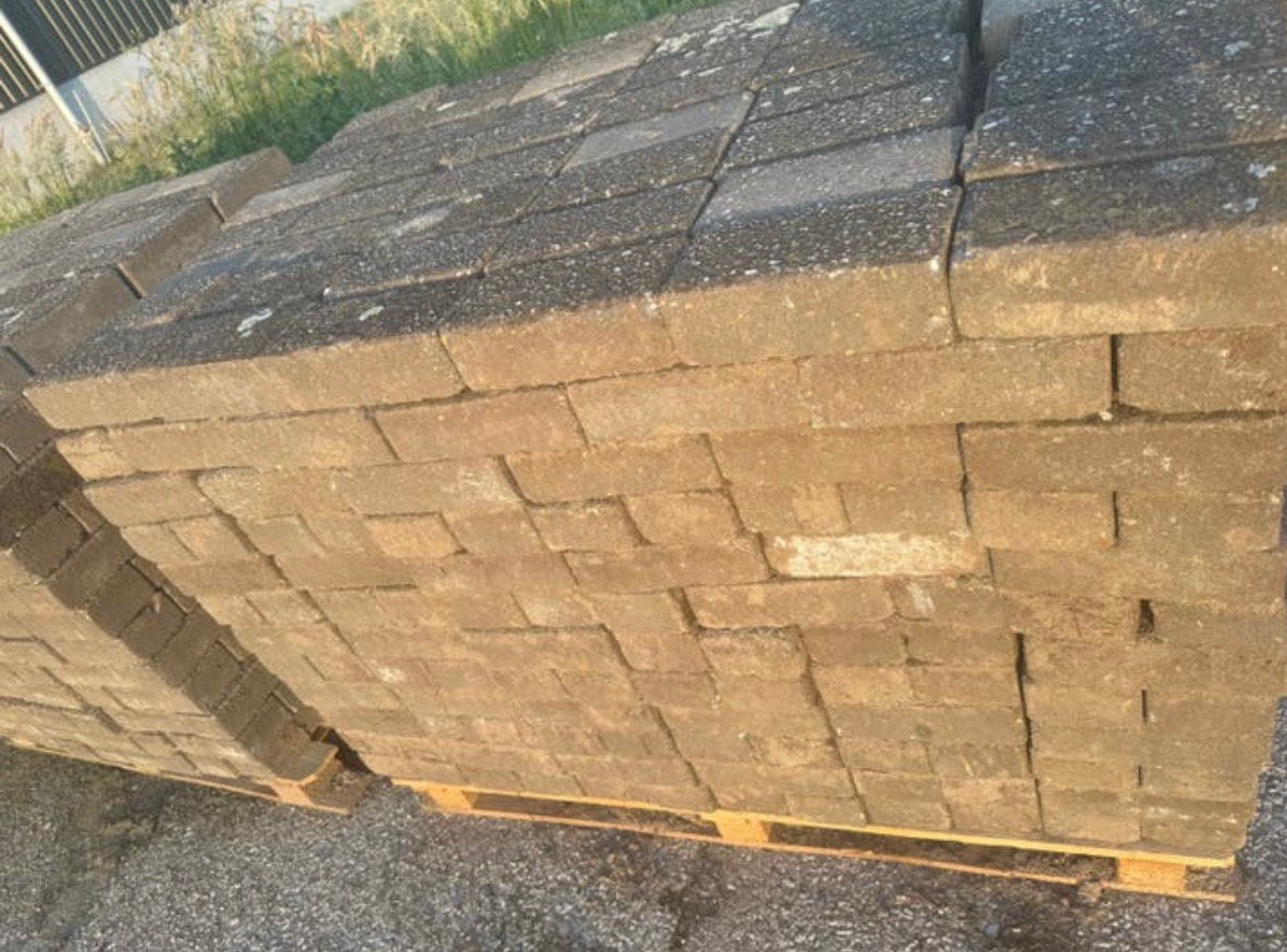 Tegels, Ophalen, Zo goed als nieuw, Beton, Terrastegels