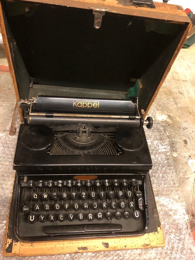 Antieke Kappel (Olympia) typemachine 1943, Ophalen of Verzenden