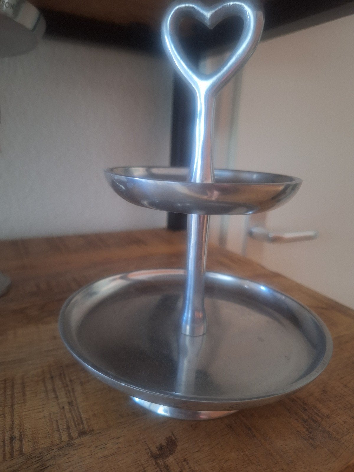 Riviera Maison Etagère met Hartvormig Handvat, Ophalen of Verzenden, Gebruikt, Etagère, Metaal