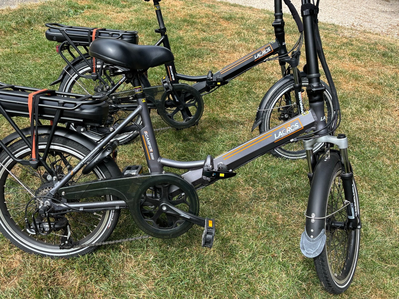 Lacros Scamper S200 elektrische vouwfietsen set van 2 stuks, Fietsen en Brommers, Elektrische fietsen, Zo goed als nieuw, Overige merken