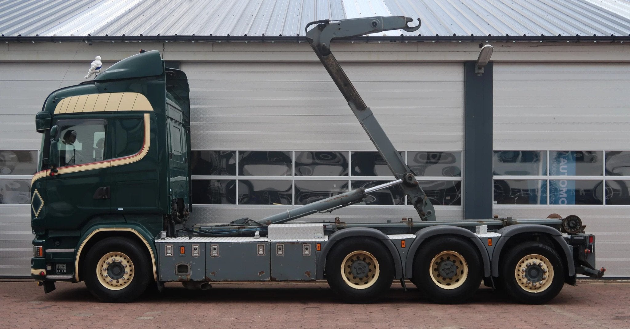 Scania R580 V8 LB8X4HNB/ Full AIR/ PTO/ SWAP- CONTAINER BODY, Auto's, Automaat, Achterwielaandrijving, Euro 6, Scania