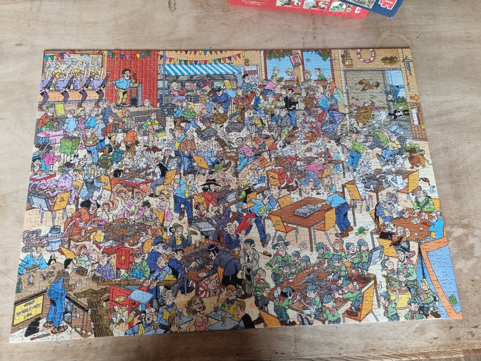 Jan van Haasteren puzzel - Nationale Kampioenschappen, Ophalen of Verzenden, 500 t/m 1500 stukjes, Zo goed als nieuw, Legpuzzel