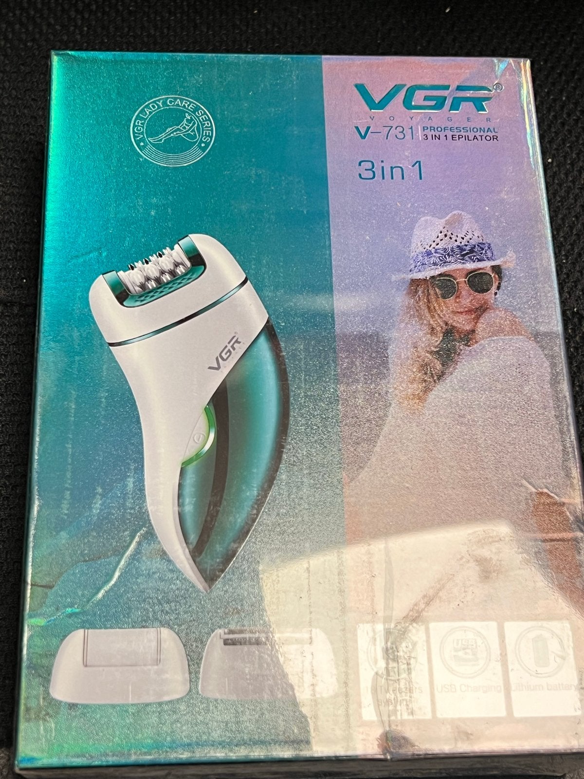 VGR V-731 3-in-1 Epilator - Dames Ontharing, Ophalen of Verzenden, Nieuw, Scheren en Epileren