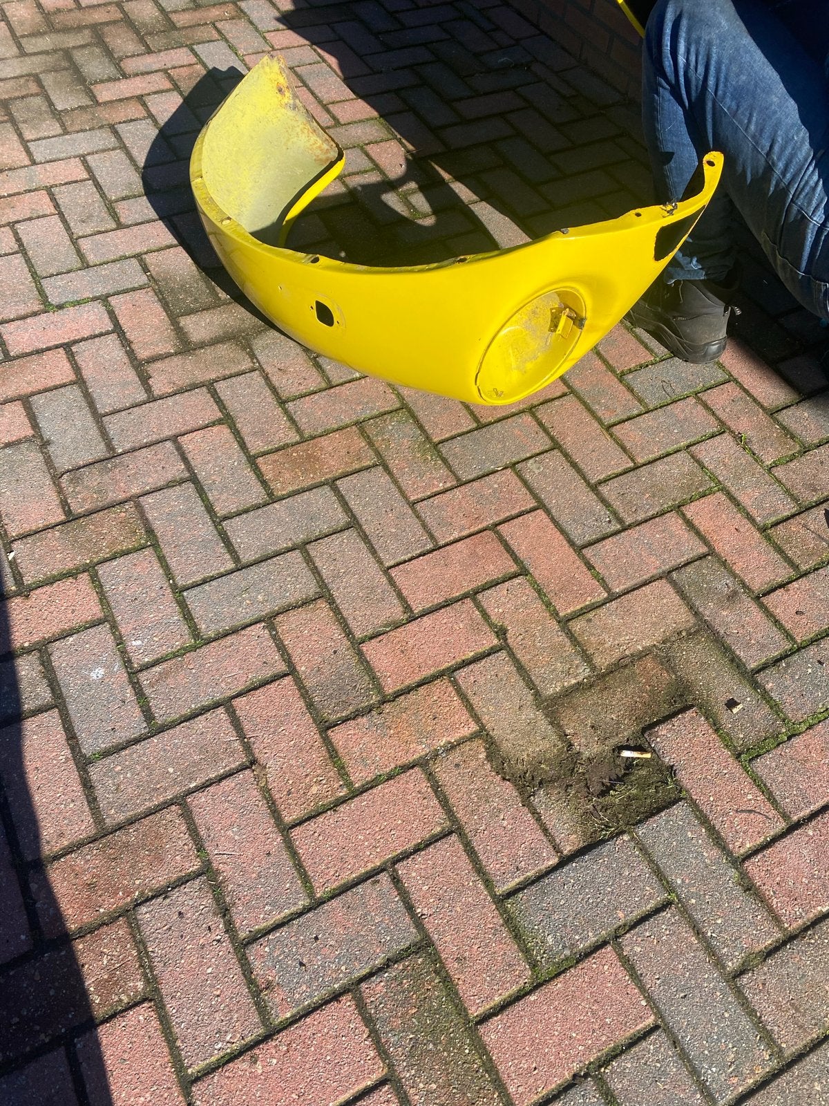 Motorkap VW Kever 1303 - Geel, Gebruikt, Volkswagen, Ophalen of Verzenden, Achter