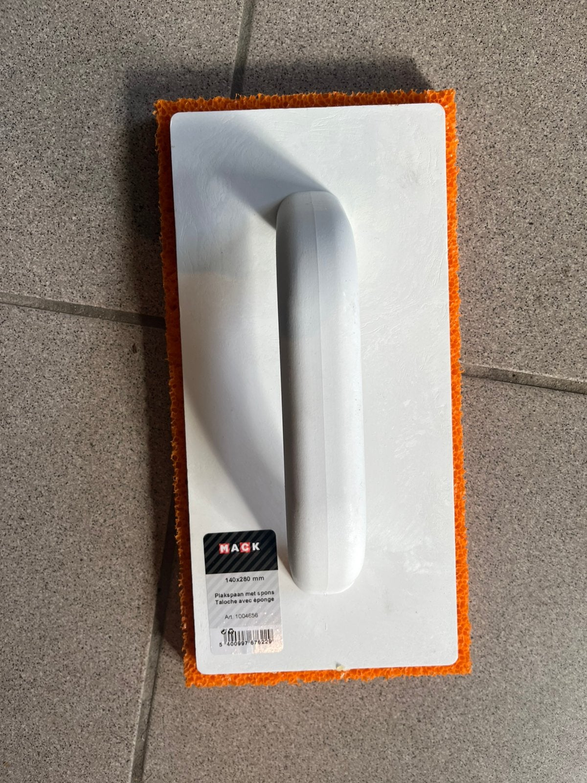 Stucadoors schuurspons te koop, Ophalen of Verzenden, Zo goed als nieuw