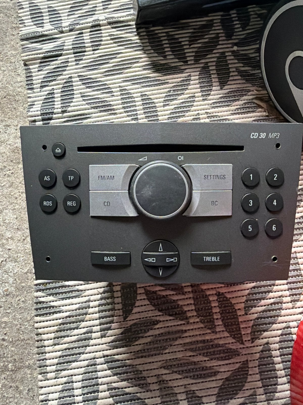 Opel CD 30 MP3 autoradio, Ophalen, Gebruikt