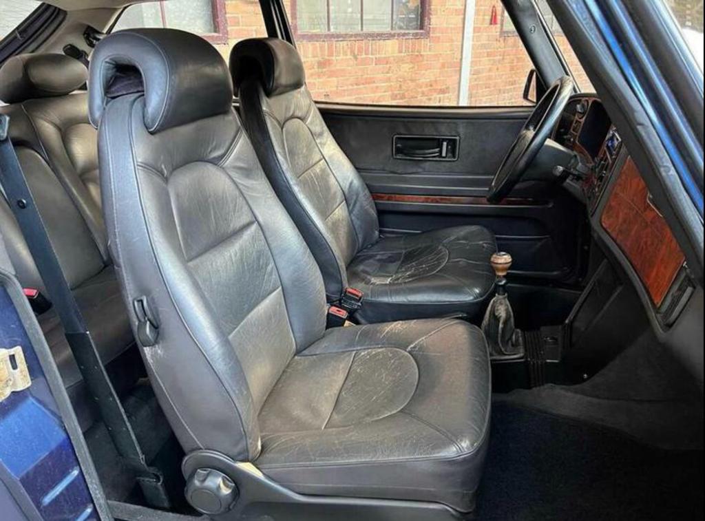 Saab 900 Buffalo Grey lederen interieur met houten trim, Auto-onderdelen, Ophalen, Gebruikt, Saab, Saab
