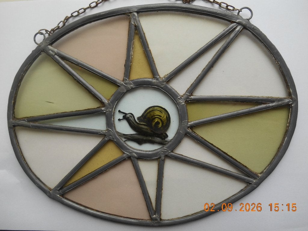 glas in lood hanger, Ophalen