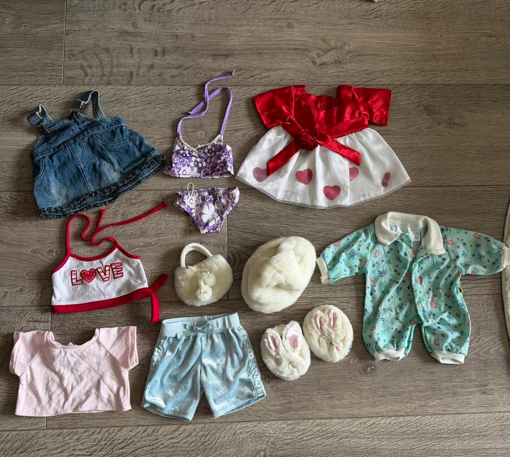 Build a bear kleding clothing diverse items, Ophalen of Verzenden, Zo goed als nieuw, Overige typen, Build a Bear