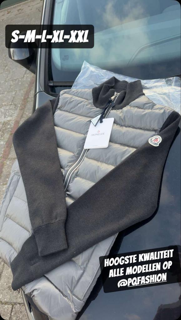 Moncler Grimpeurs jas S-M-L-XL-XXL, Kleding | Heren, Jassen | Zomer, Ophalen of Verzenden, Nieuw, Overige maten, Grijs