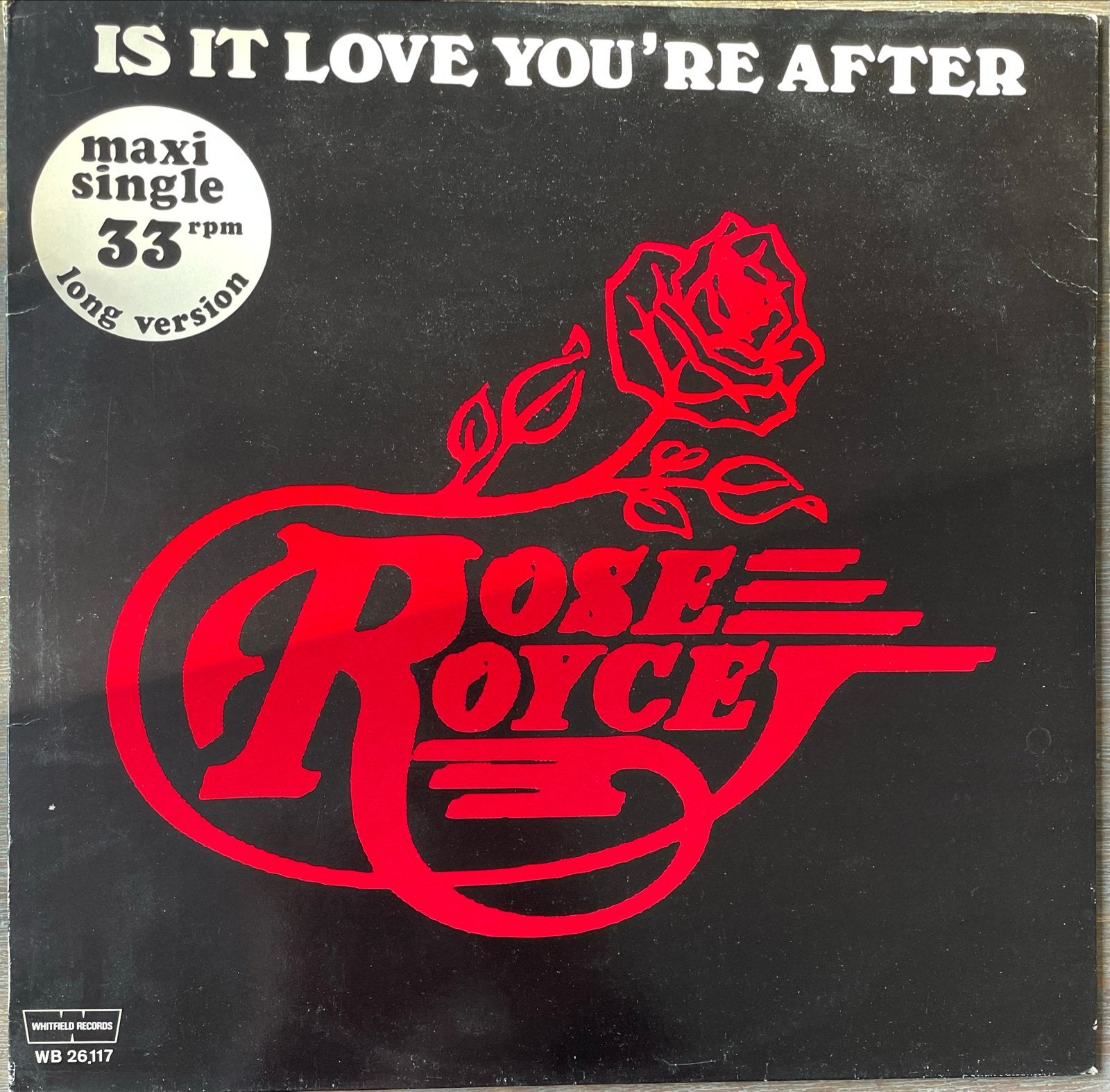 Rose Royce - Is It Love You're After (Maxi Single), LP, Gebruikt, Ophalen of Verzenden, 12 inch