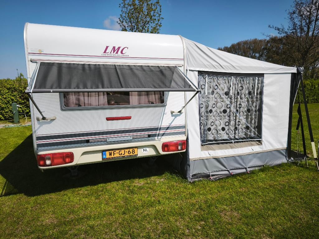LMC Munsterland type 555 K1, Caravans en Kamperen, Caravans, Rondzit, Particulier, Dwarsbed, Schokbreker