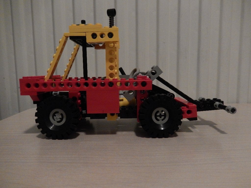 Vintage LEGO Technic set - 8843 Pneumatische Vorkheftruck., Overige merken, Groter dan 1:32, Ophalen of Verzenden, Zo goed als nieuw