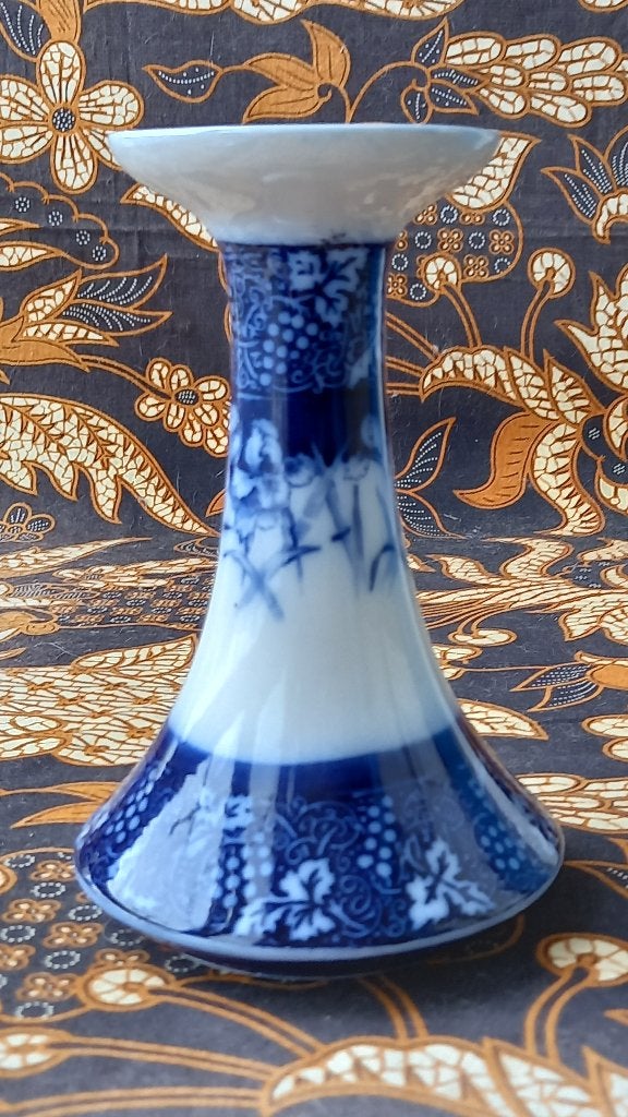 Zeldzame antieke kandelaar van Royal Doulton porselein., Ophalen of Verzenden, Keramiek of Aardewerk