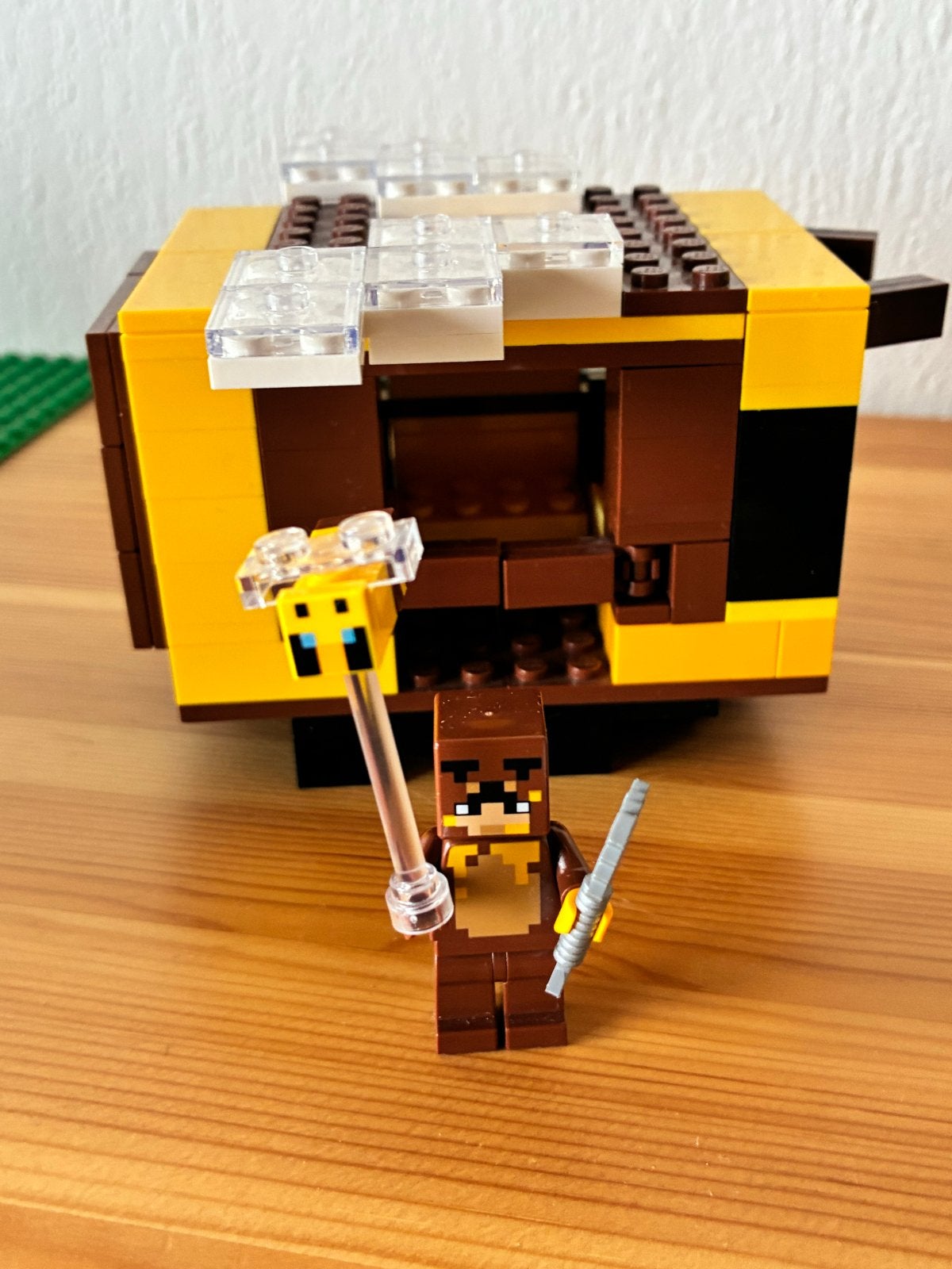 Minecraft Bijenhuis LEGO set -, Ophalen of Verzenden, Zo goed als nieuw, Overige merken