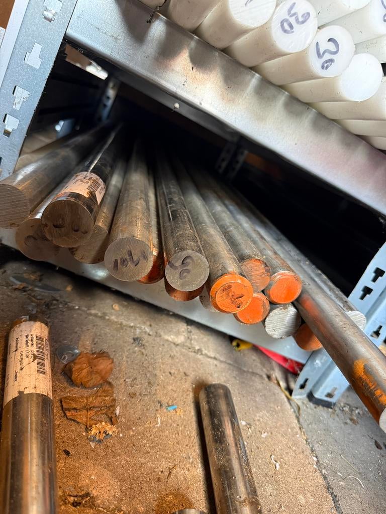 Rondstaf staal 1,4101verschillende diameters, Ophalen of Verzenden, Zo goed als nieuw, Elektrisch, Overige soorten