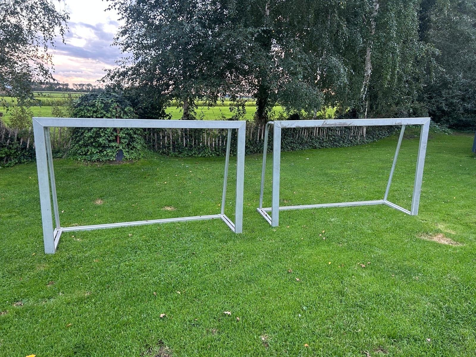 Aluminium voetbaldoel (set van 2), Ophalen, Gebruikt, Overige typen
