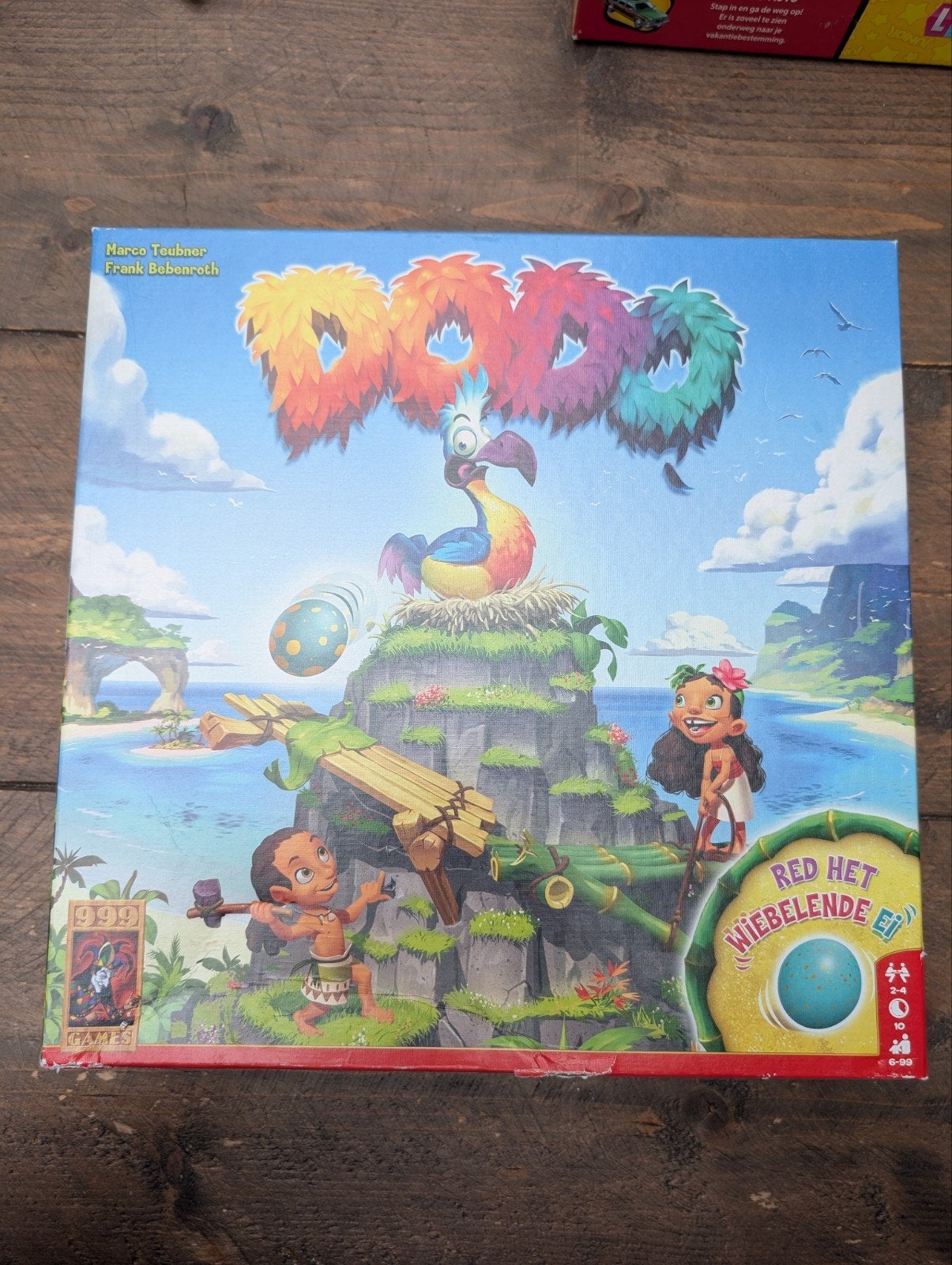 Dodo: Red het Wiebelende Ei! - Familiespel, Drie of vier spelers, Ophalen of Verzenden, Gebruikt, 999 Games