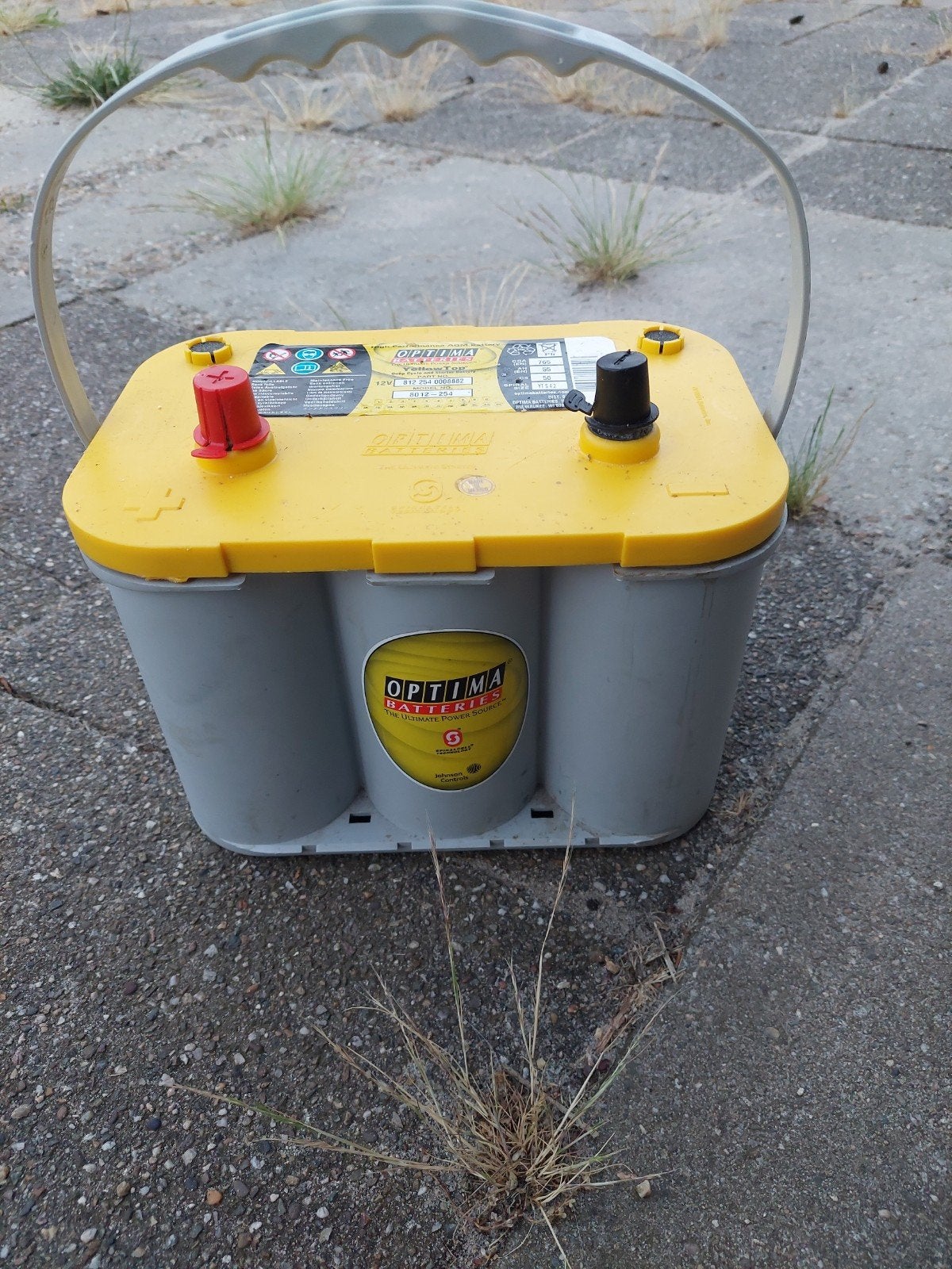 Optima Yellowtop Accu 55Ah - Productie 2022, Ophalen