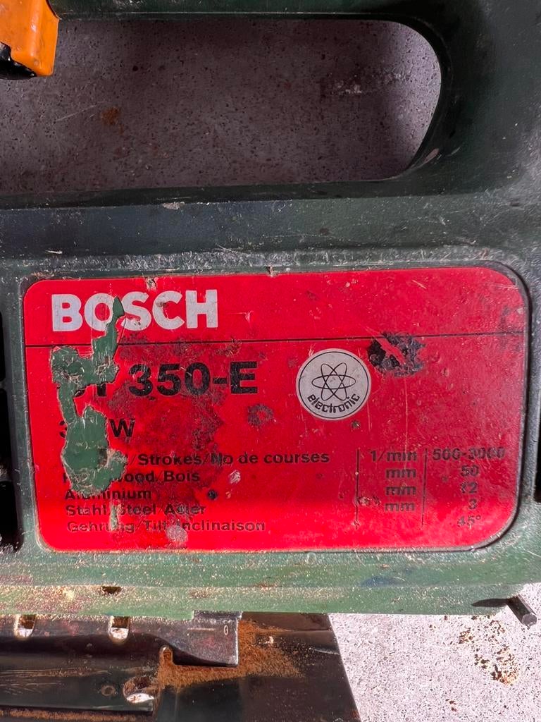 Bosch 350-E decoupeerzaag | Vintage & werkend, D, Decoupeerzaag, Ophalen of Verzenden, Zo goed als nieuw