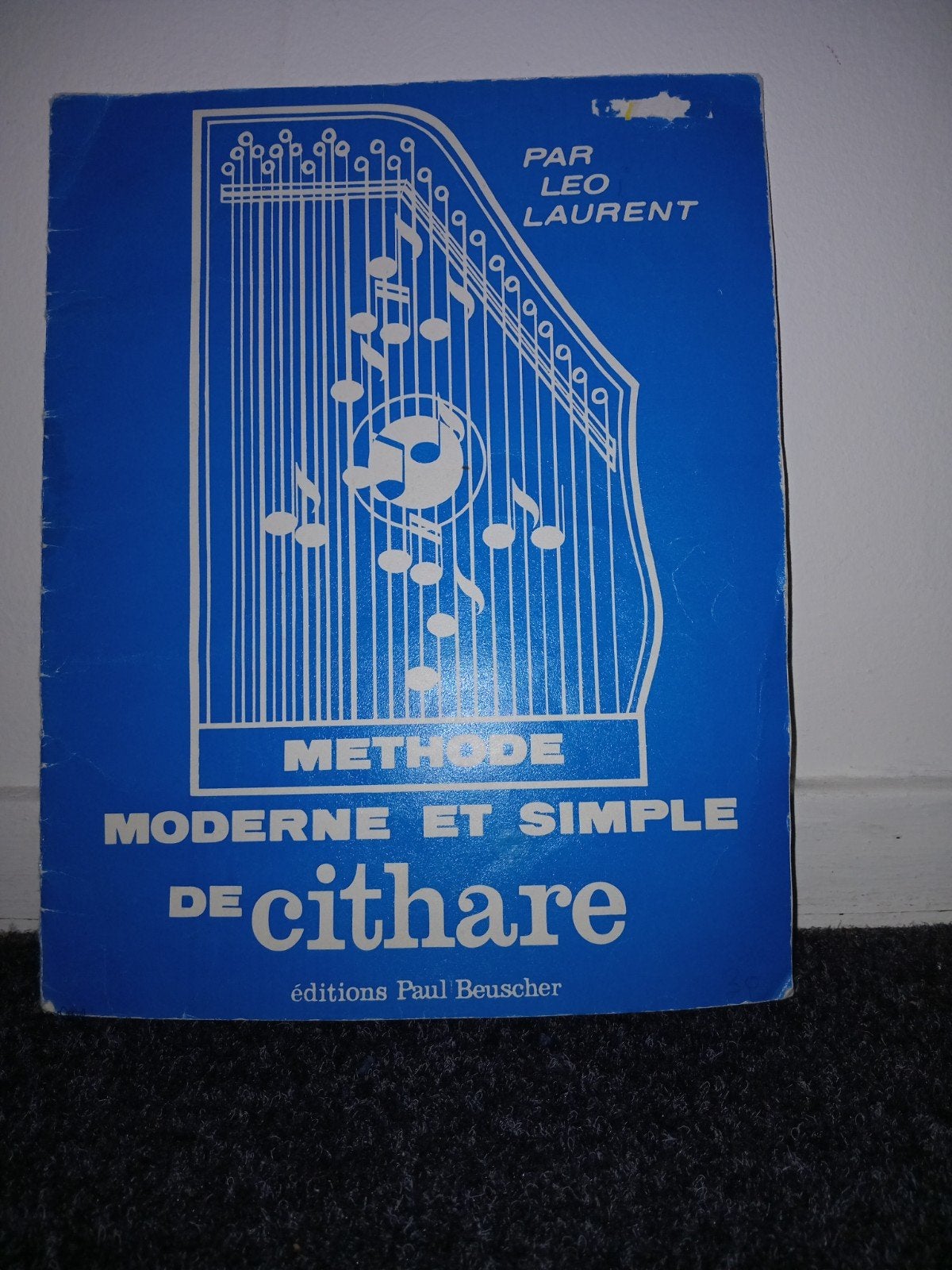 Methode Moderne et Simple de Cithare - Leo Laurent, Gebruikt, Overige genres, Les of Cursus, Overige instrumenten