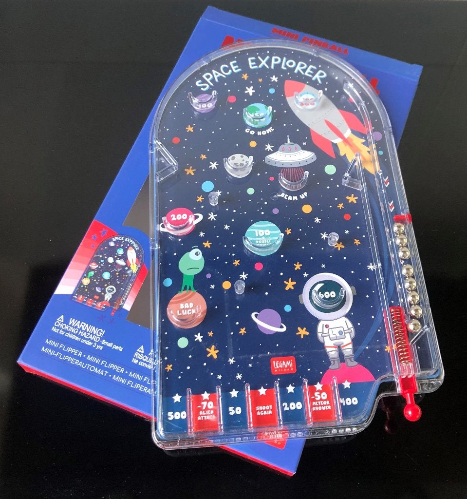 Flipper Pinball 18 x 29 cm LEGAMI Space NIEUW mini flipperen, Ophalen of Verzenden, Nieuw, Jongen of Meisje