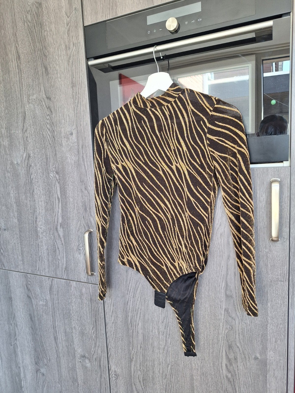 Glitter Body Goud Zwart Maat S - Feestelijke Top, Kleding | Dames, Tops, Zwart, BY SWAN Paris, Ophalen of Verzenden, Zo goed als nieuw